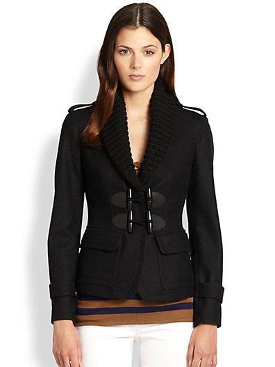 saks burberry jacket|burberry pants women's.